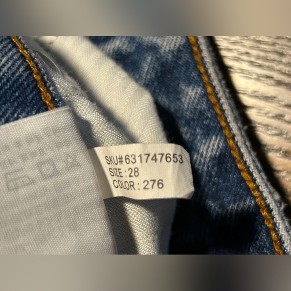 Abercrombie & Fitch Annie high-rise Jean shorts women’s 28 / 6 Cut off EUC boho - Picture 9 of 16